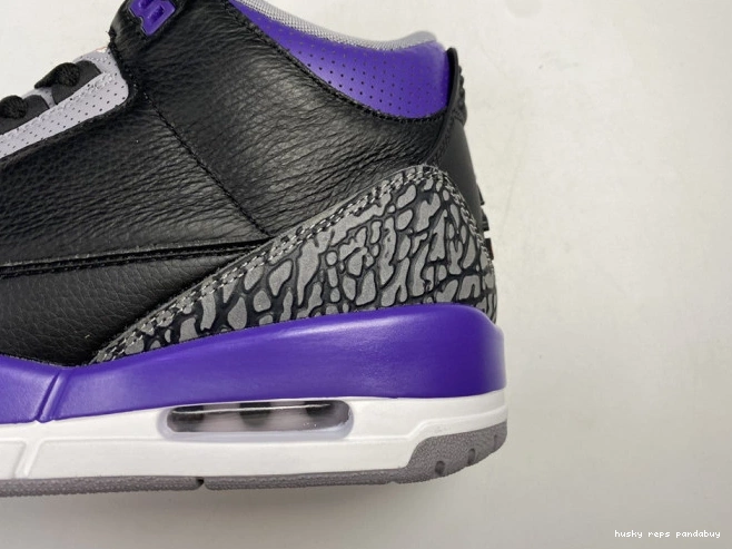 Cheap Husky Retro 050 Jordan 3 Air Black Court CT8532 Purple 0718